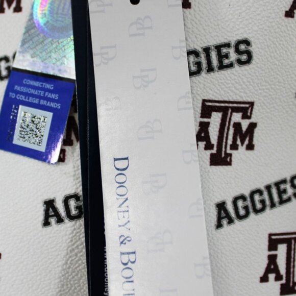 Dooney & Bourke Texas A&M Small Celeste Satchel - Picture 10 of 13